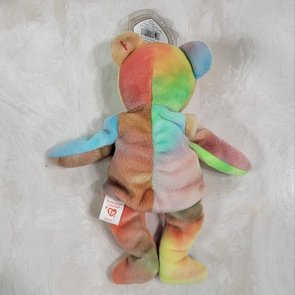 Mint Condition Ty Beanie Babies PEACE The Bear - Picture 3 of 3